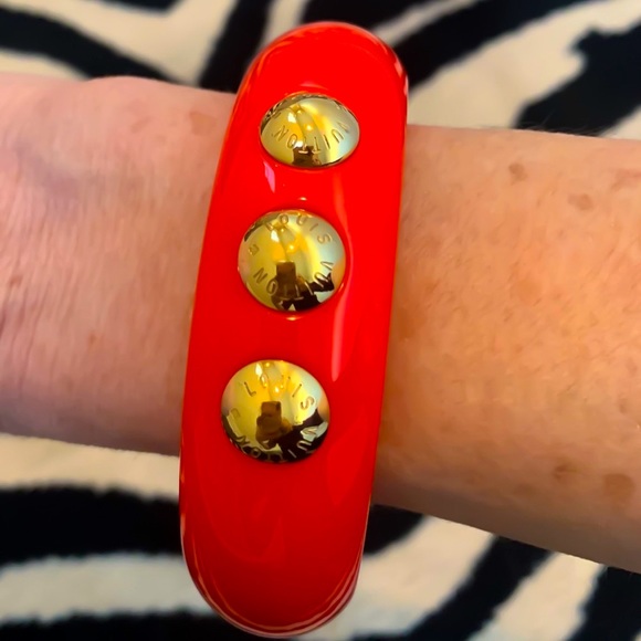 NWOT - Louis Vuitton Red Bracelet - Picture 5 of 9